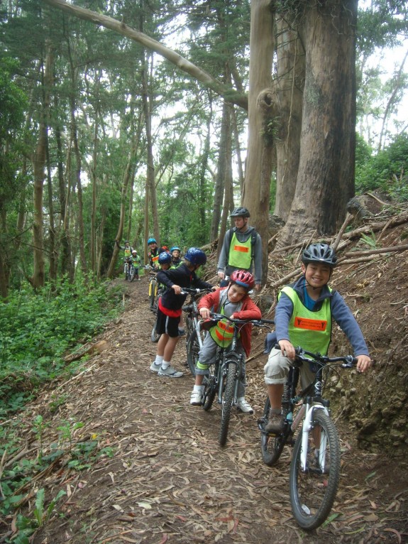 Switchback training on Mount Sutro.