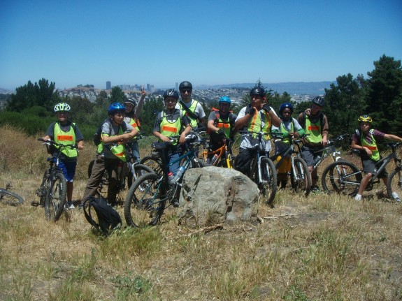 The next generation of cyclist enjoy McLaren Park - July 2010.