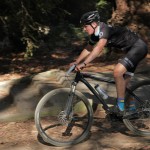 Peter koch of the SF Composite High School Team navigating the course to a top 10 finish in the Men's Expert event.